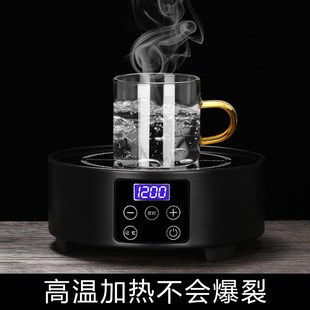 加厚耐热玻璃杯子品茗小茶杯带把杯功夫茶具N喝茶耳杯茶碗家用套