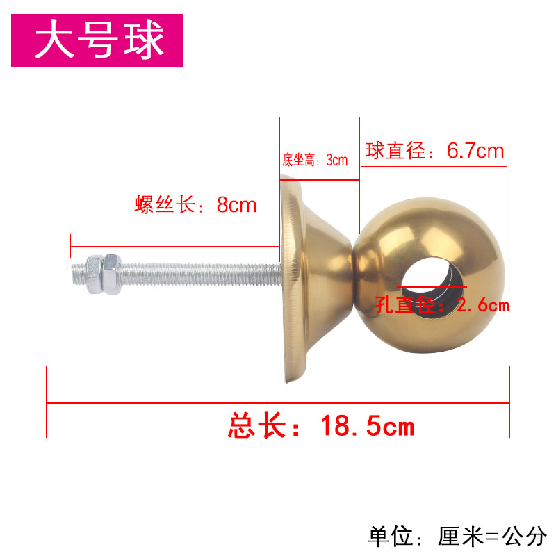 农村大门锁双开门l门栓铁门锁栓大门插销木门锁穿条锁钛金门栓