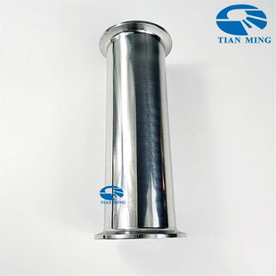 500 快速连接管子卡盘卡扣端头L100 316L快装 直管直通管接头卡箍式