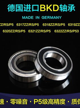 德国BKD进口轴承6316/6317/6318/6319/6320/RZ/ZZ/RS/N高速静音