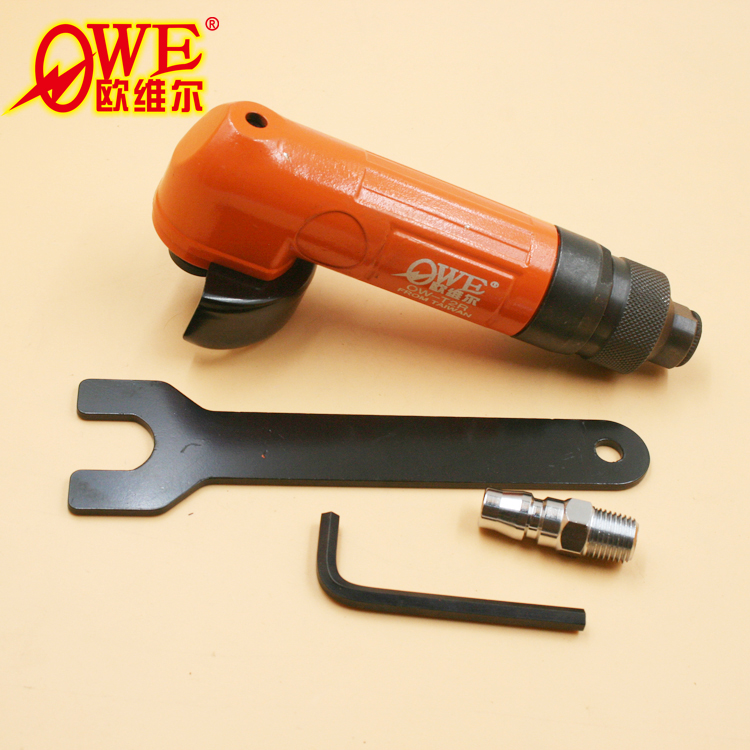 原装台湾欧维尔 OW-T2R 气动2寸角磨机磨光抛光机 后排无级调速
