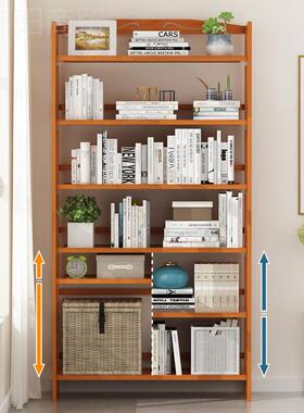 楠竹易书架置物落地简约家用厅儿客小书童柜子书桌XAF面收纳经简