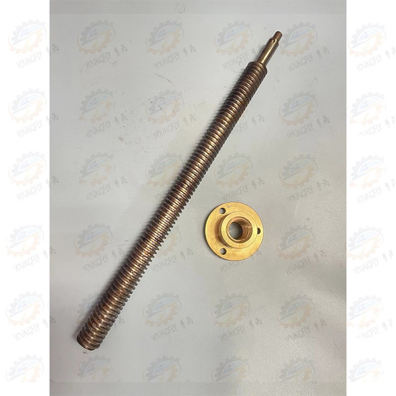 南通纵横国际X6325T X6325D万能铣床T32*6左旋升降丝杆 升降螺母