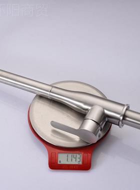 拉旋式抽水龙钢头不锈拉丝酒瓶款冷热LSWY伸缩水槽洗菜盆转水龙头