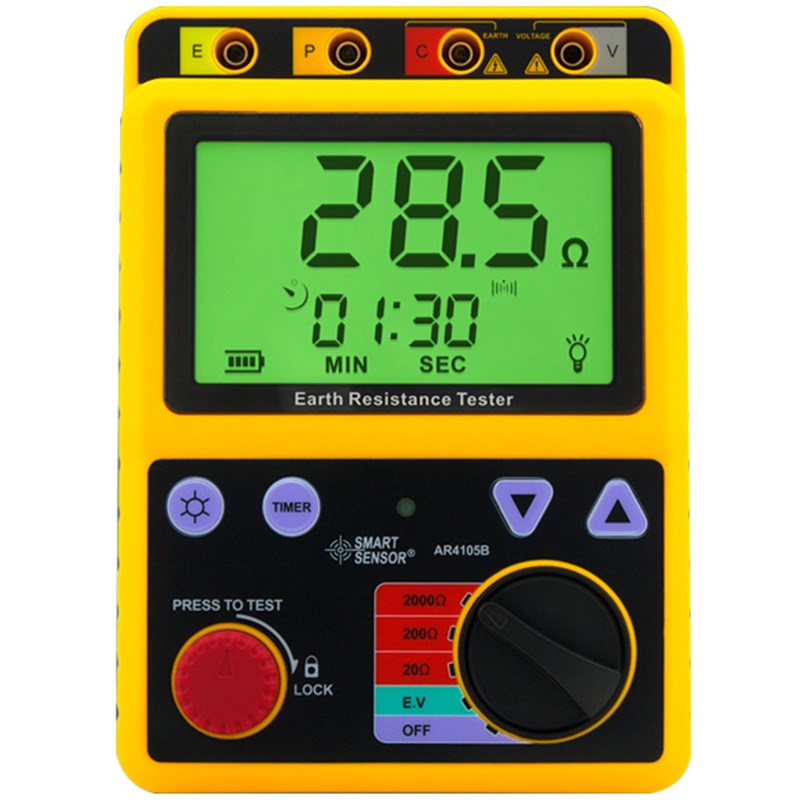 希玛 AR4105B高精度接地电阻测试仪电阻仪 数显接地电压测量仪表