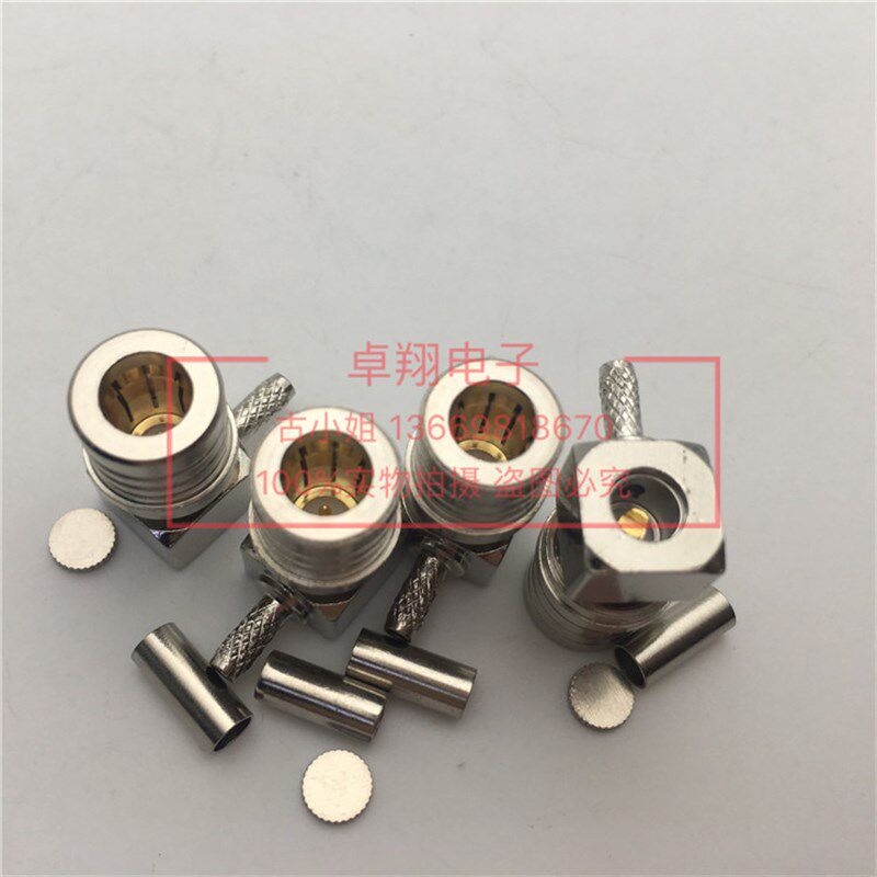 QMA-JW-1.5台湾原产50欧机柜外接头射频RF同轴连接器接2.5MM线径