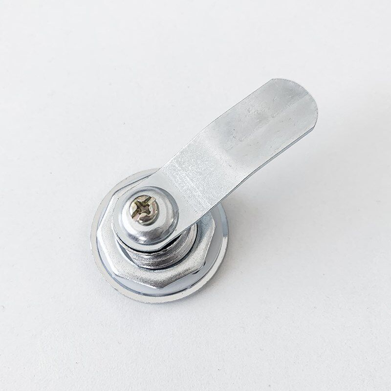 MS401半全铁塑料配电箱门锁电表箱消防电气柜十字铜芯转舌小圆锁