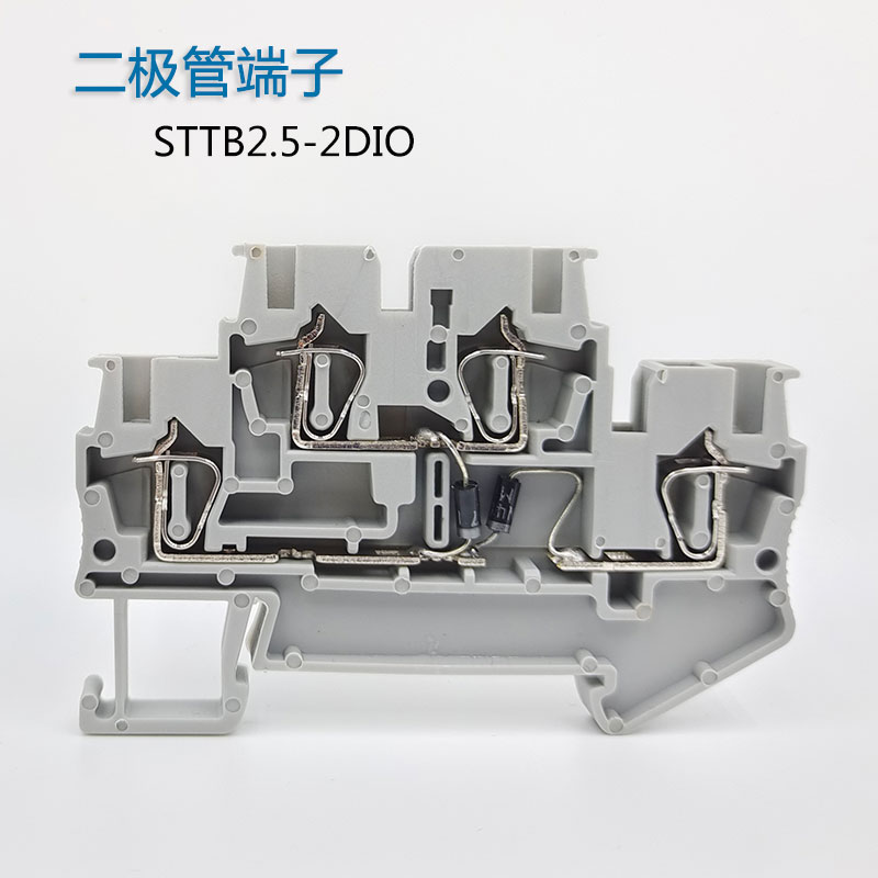 替代菲尼克斯型STTB2.5-2DIO/O-UL/UR-UL二极管端子元件1N4007 1A