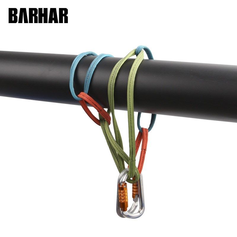 BARHAR岜哈巴哈攀岩登山多用途锚点绳索大力马扁带环MAS多环菊绳
