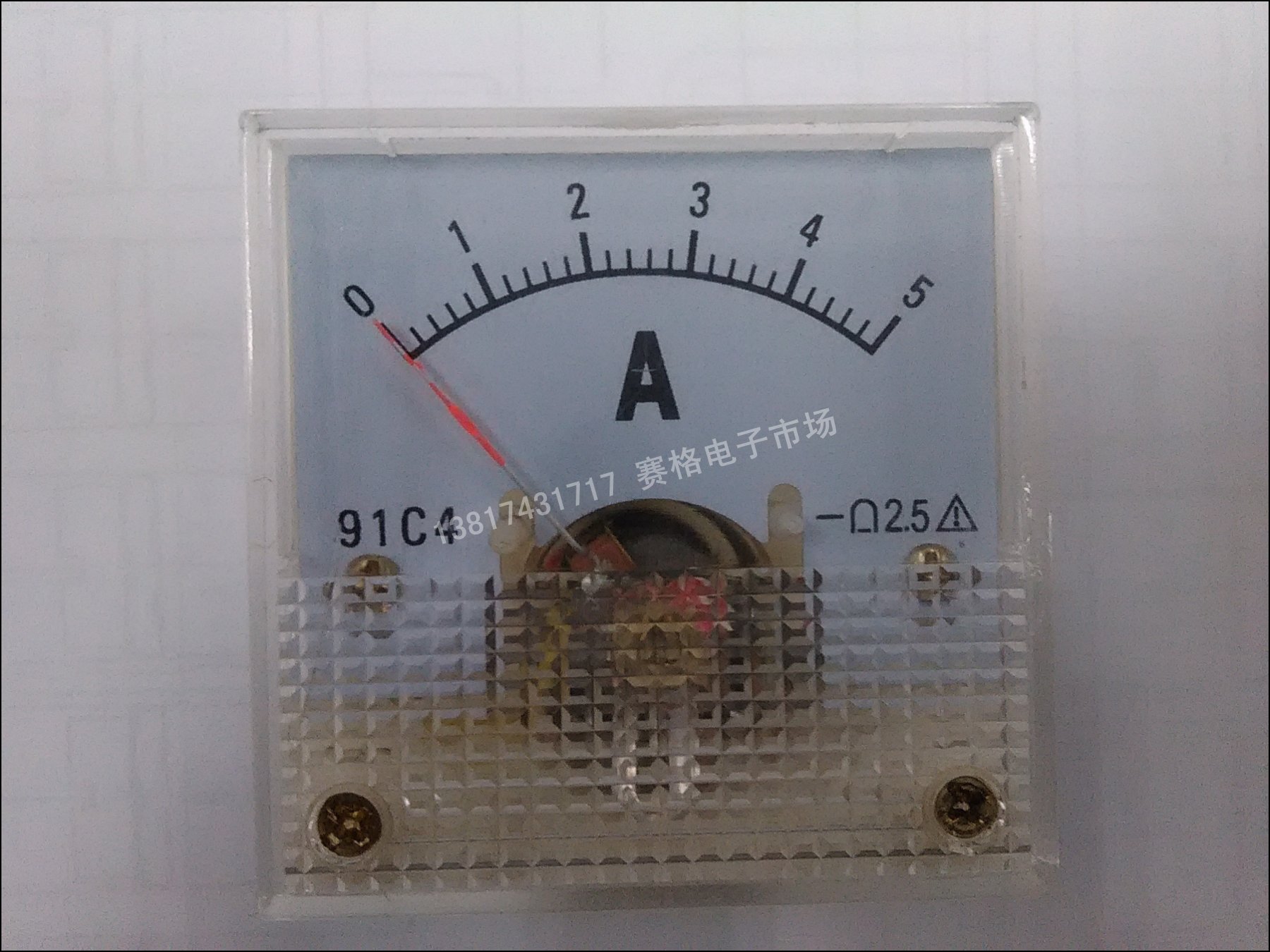 91C4  1A 5A 10A 20A 直流电流表 指针式仪表 电流电压表 面板表