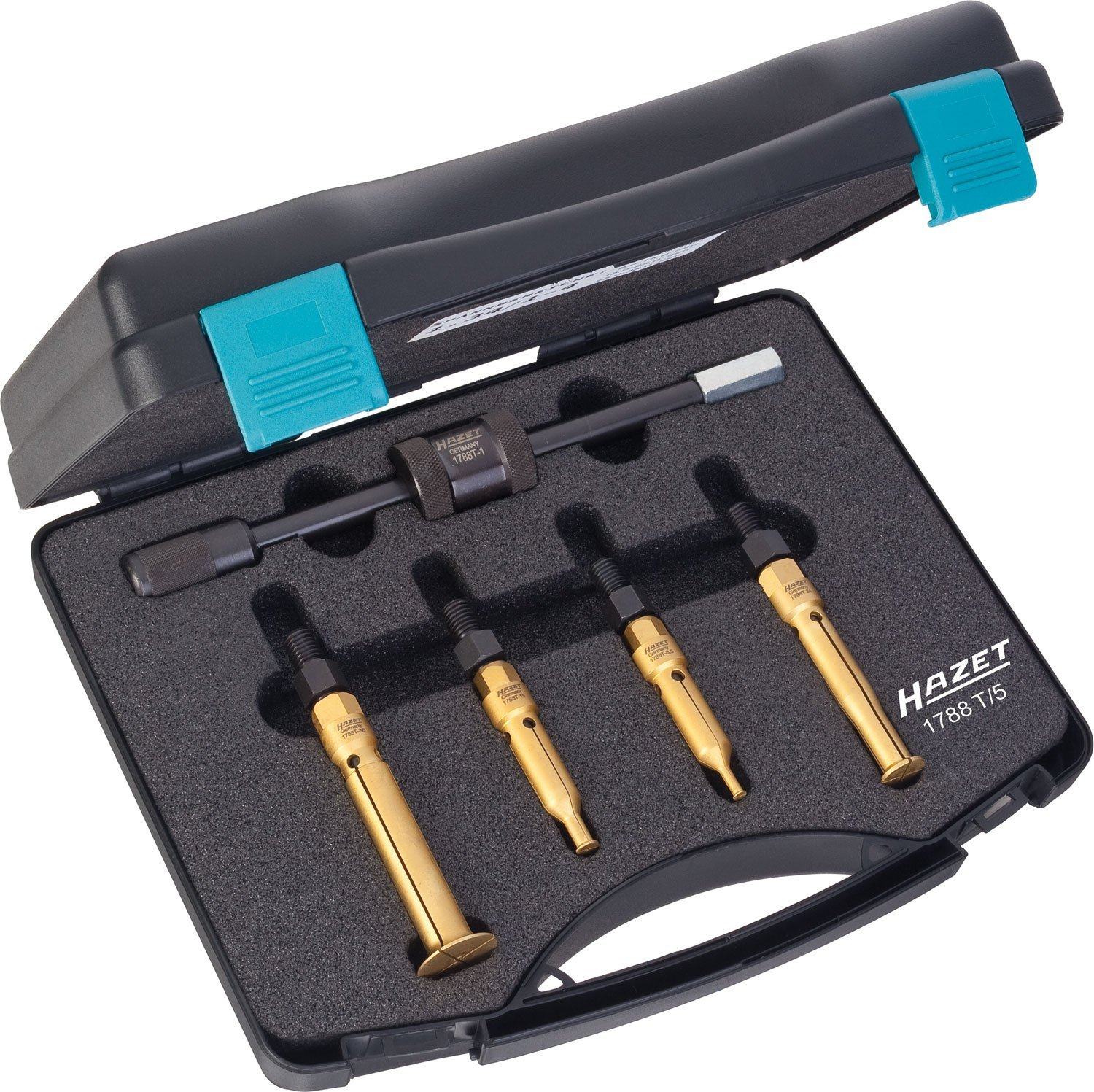 德国HAZET 内螺纹取出器组套 1788T/5 汽车维修专用工具