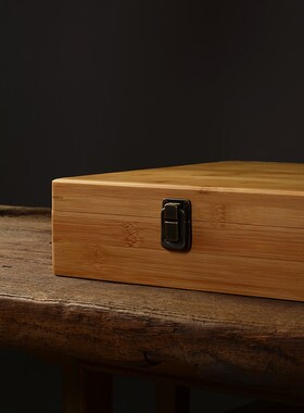 [搭扣竹25*25茶饼盒]孟u宗竹 时尚个性挂盘/陶盘/圆形茶盘包装礼