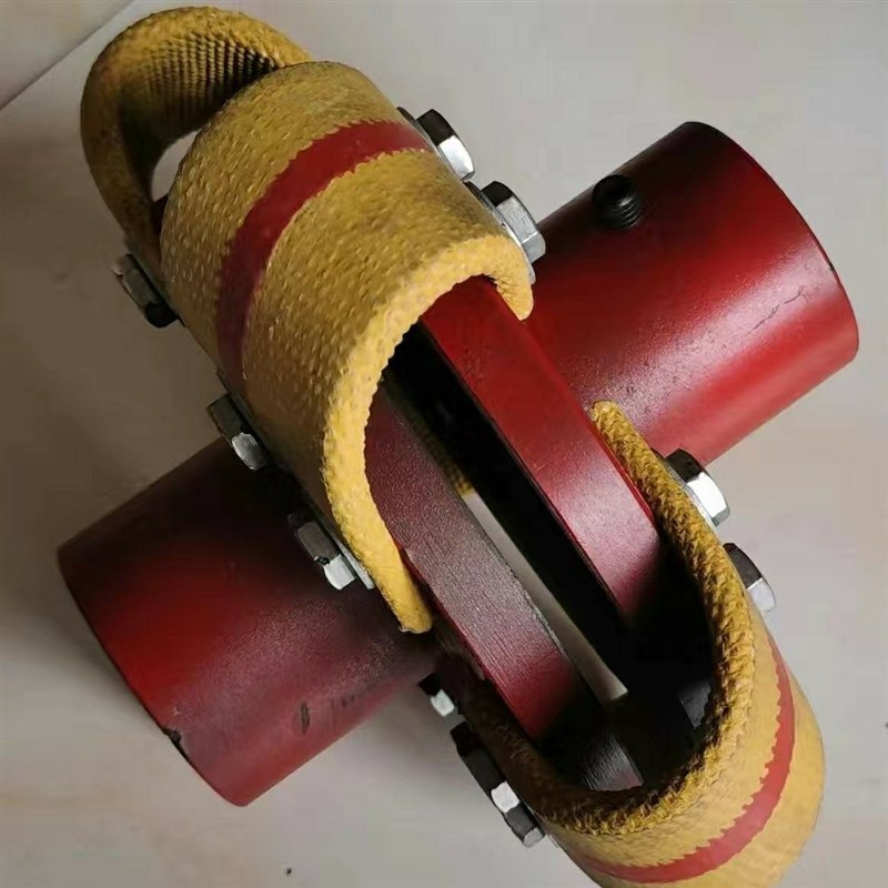 皮带联轴器 热油泵联轴器 柔性联轴器 软连接对轮导热油泵配件图片