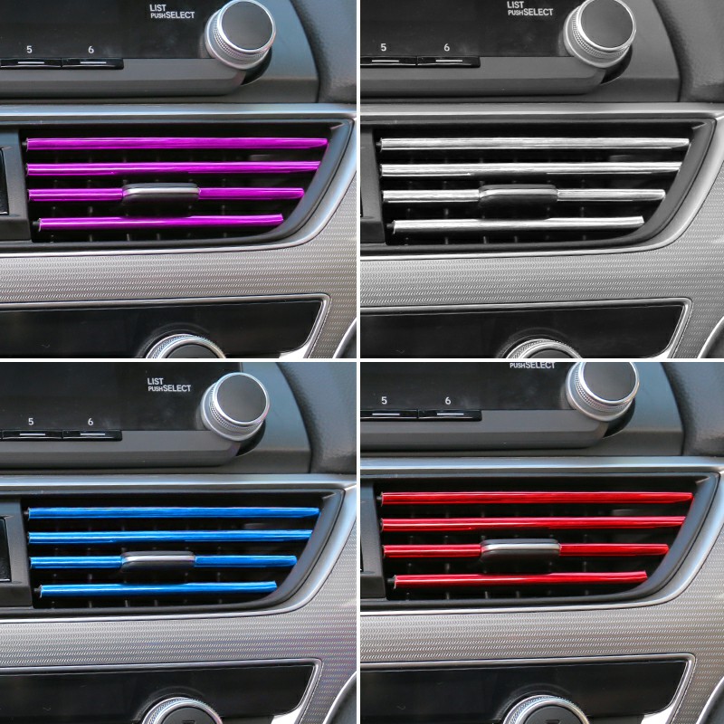 汽车空调出风口装饰条夹条加装饰条车内装饰用品中控风口叶片亮条