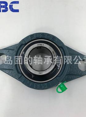 KBC外球面轴承2UC0STDFL04 定位座 子 UCFL28 含配件