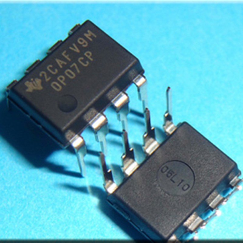 OP07CP OP07 全新TI超低失调电压低噪声双极性运算放大器 DIP-8