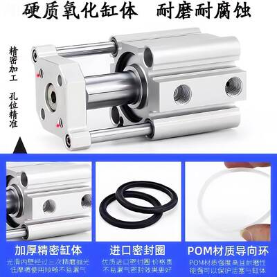 AirTAC/亚德TAC系列缸径12Q客薄/~/100带导杆型气OHA缸原厂现货