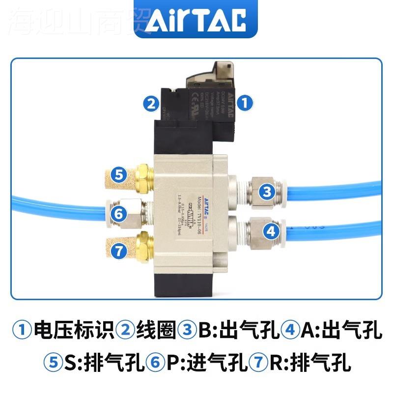 7V210J08原装德客AITA亚C磁阀7V210-J电08 7V210J08B050 R7V210J0