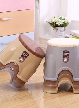 加厚子塑料家用成人矮凳浴室CUC儿童小凳外子宝洗澡板凳贸凳宝厂