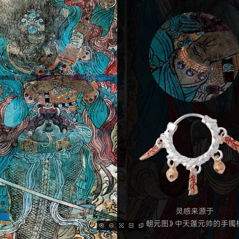 新中式玄铃耳环高级感小众爆款