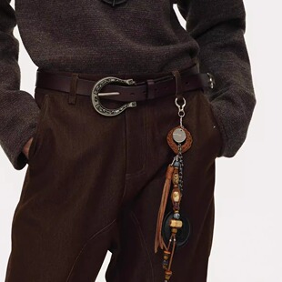 田栩宁踪'Trace' 裤链男女同款组合珠链卷尺小众挂饰百搭腰链穿搭