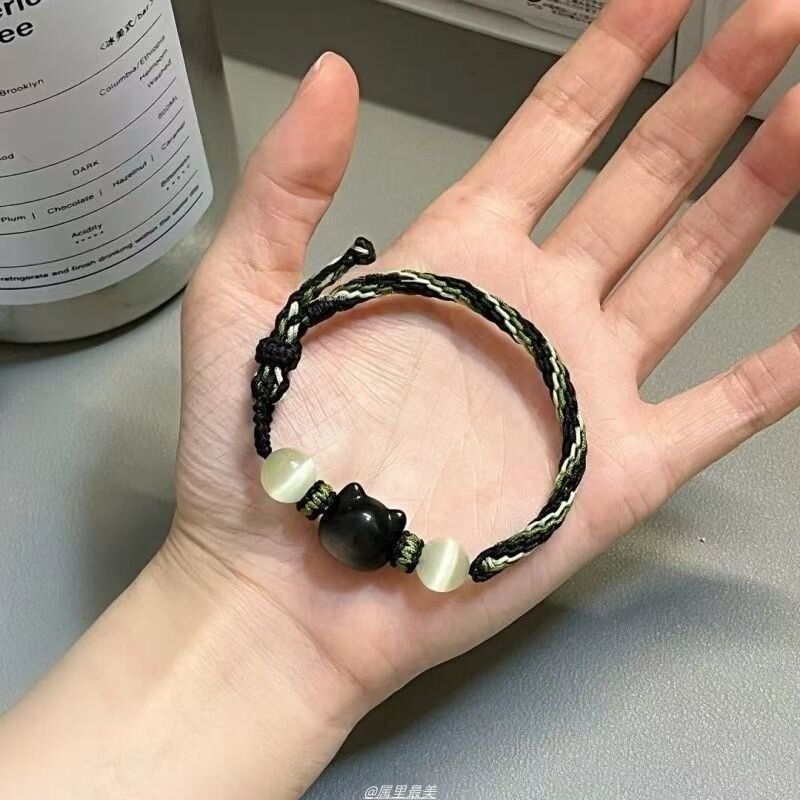 新款罗小黑战记2衍生周边手链二次元创意手作编绳手绳手饰送礼物