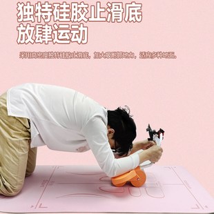 加厚健c腹轮垫 健身平板支撑家用腹肌轮运动瑜伽体位垫