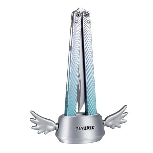 NABALIS【Wing】蝴蝶刀7系铝假刃蝴蝶训练刀不未开刃安全光影艺术