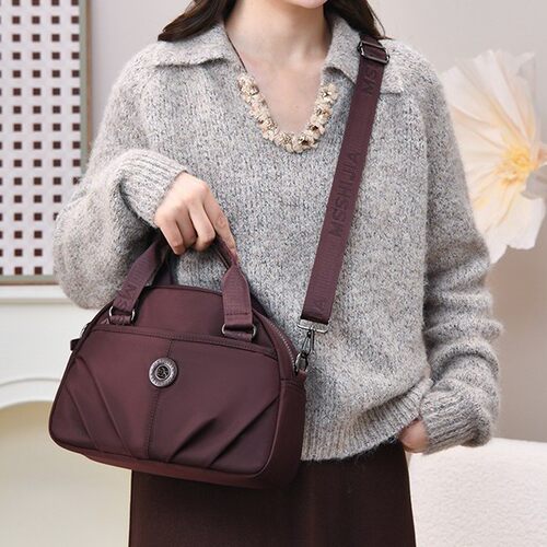 大容量尼龙布休闲轻便手提斜挎包