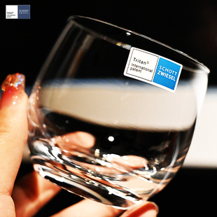 德国SCHOTT进口水晶玻璃XO圆形威士忌洋酒烈鸡尾酒杯啤酒杯水杯子