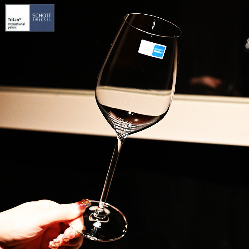德国SCHOTT进口玻璃轻奢高脚杯红酒杯白葡萄酒杯子醒酒器家用套装