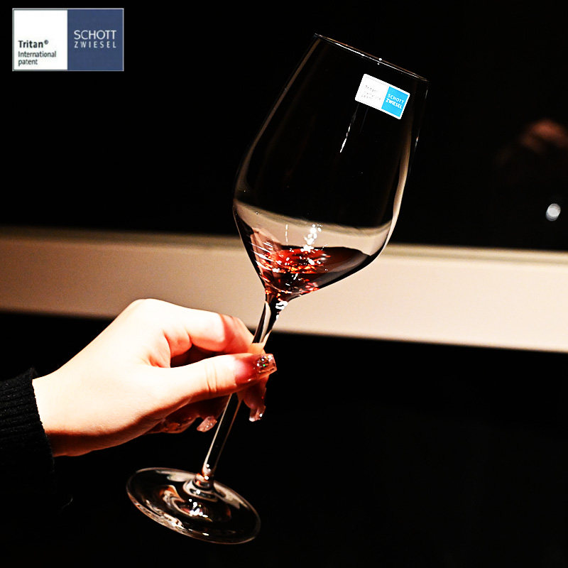 德国SCHOTT进口玻璃高脚波尔多红酒杯白葡萄酒杯子醒酒器家用套装