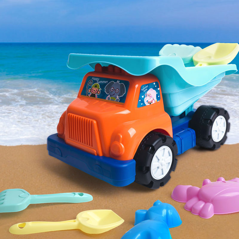 GOLDLOK儿童海边沙滩玩具工程车铲子桶挖沙运沙工具组合套装,玩具/童车/益智/积木/模型,挖沙工具,淘宝优惠券,粉丝福利购,淘宝优惠卷