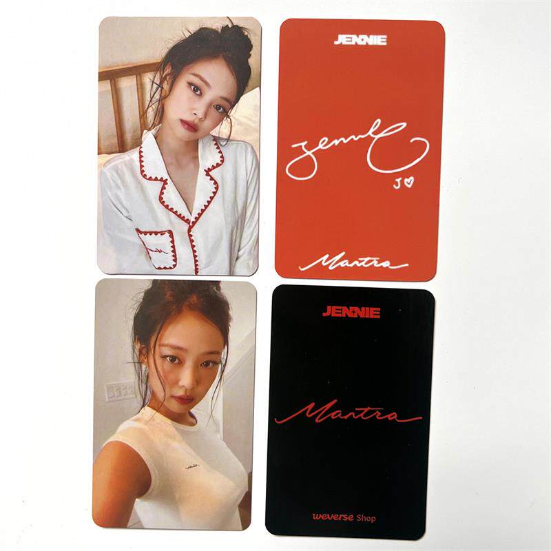 JENNIE金智妮打歌卡 MANTRA Weverse特典小卡金珍妮 睡衣卡自印卡图片