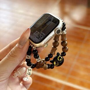 适用荣耀5/4表带纳福猫咪手环9/ES表带荣耀亲选 HaylouWatch表带