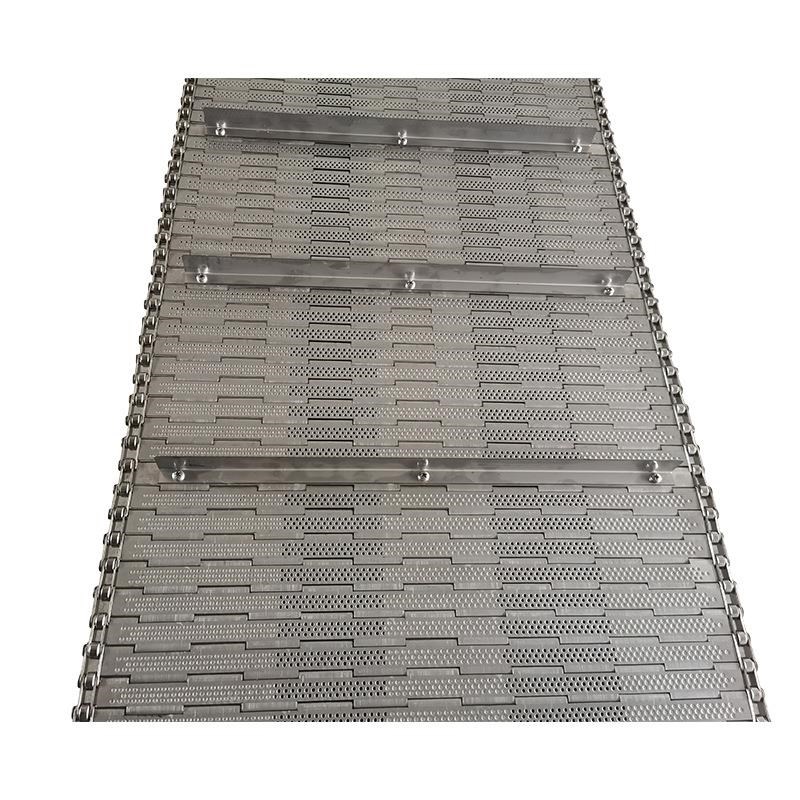 排屑机输送炼板不l锈钢炼条式输送带板式传送P带食品烘干机冲孔炼