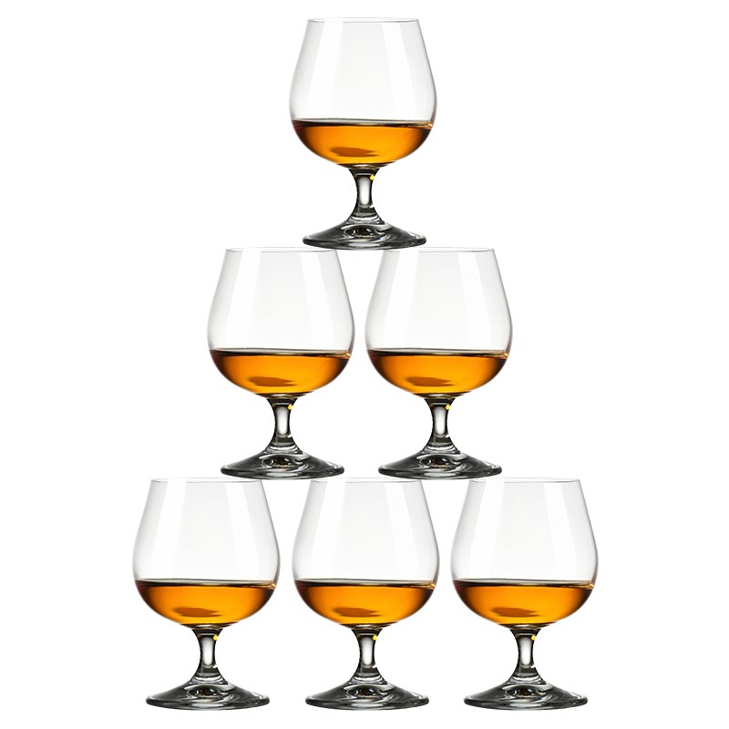 水晶玻璃白兰地杯洋酒杯威u士忌干邑洋酒杯欧式矮脚杯红酒杯家用
