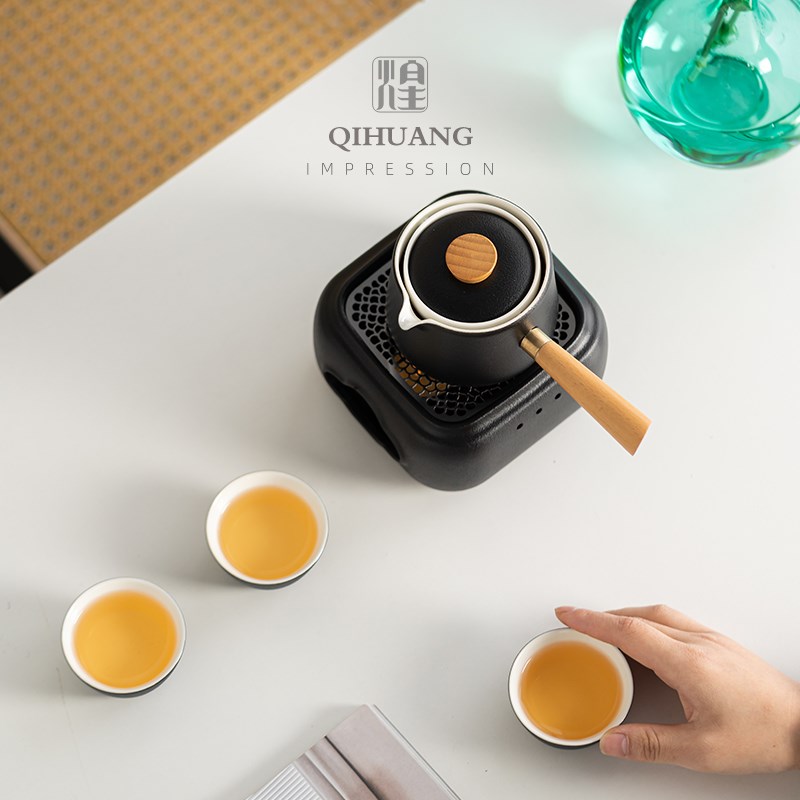 温茶炉蜡烛加热炉公道杯茶壶保A温底座 煮茶炉小火炉餐厅热茶温茶