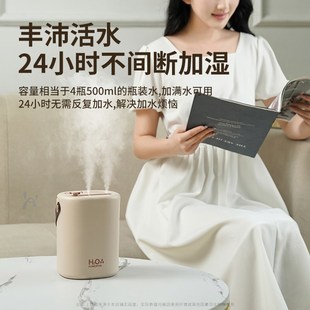 加湿器家用小型静音卧室usb孕妇婴儿 双喷口2L大容量 20k24新款