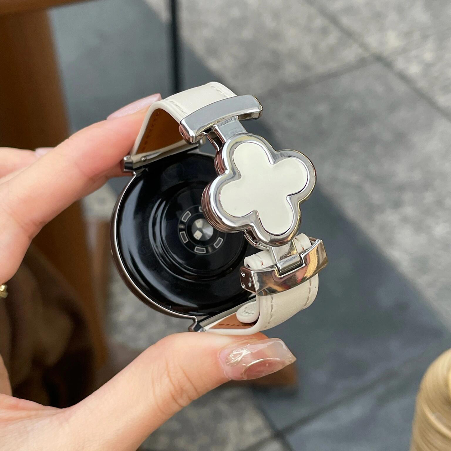 适用华为gt5手表表带幸运四叶草