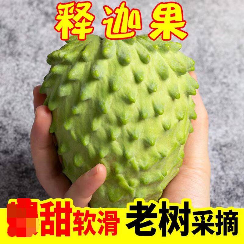 新鲜凤梨释迦果5斤牛奶大目番荔枝佛头摩尼果当季水果10A