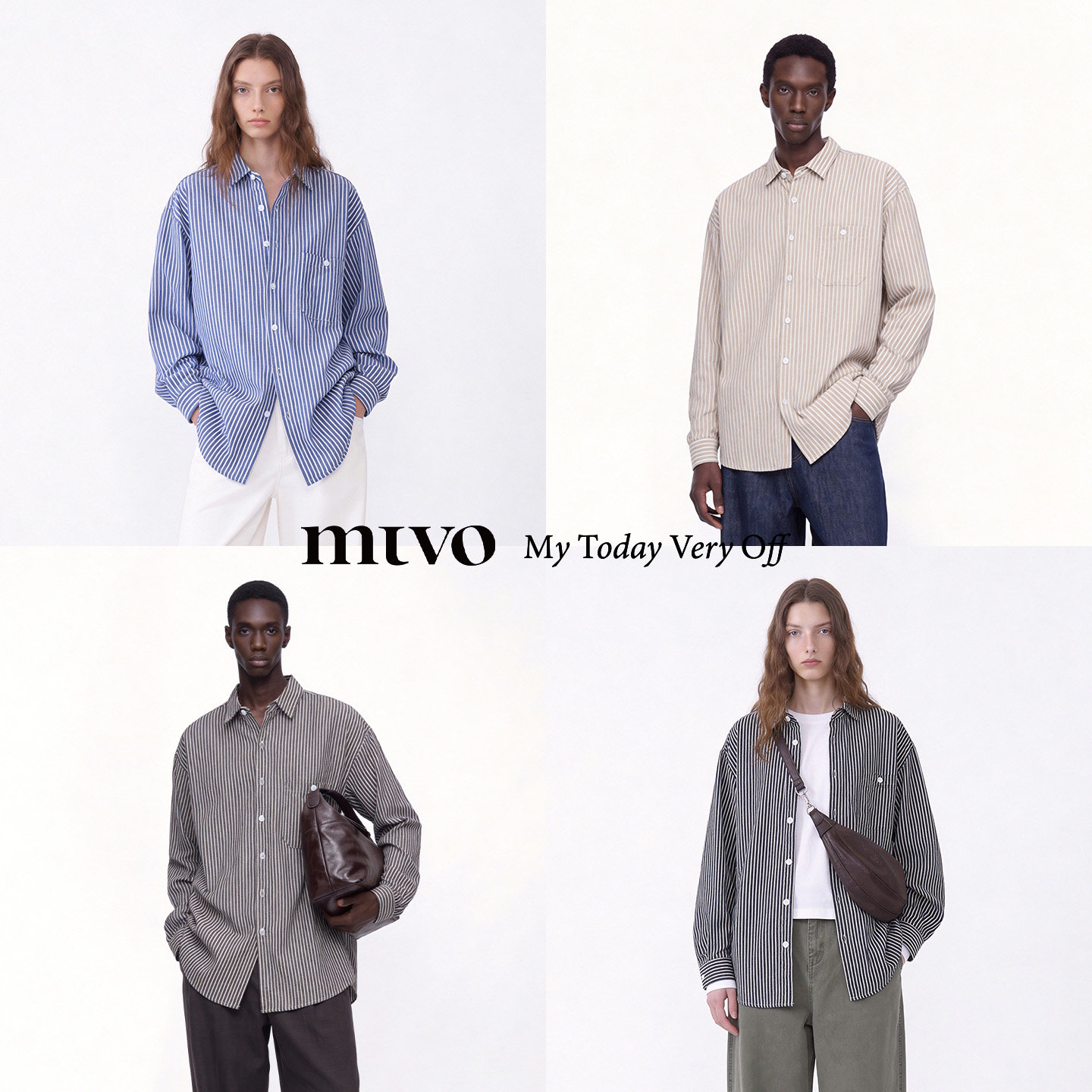 【MTVO】CLASSIC条纹衬衫图片
