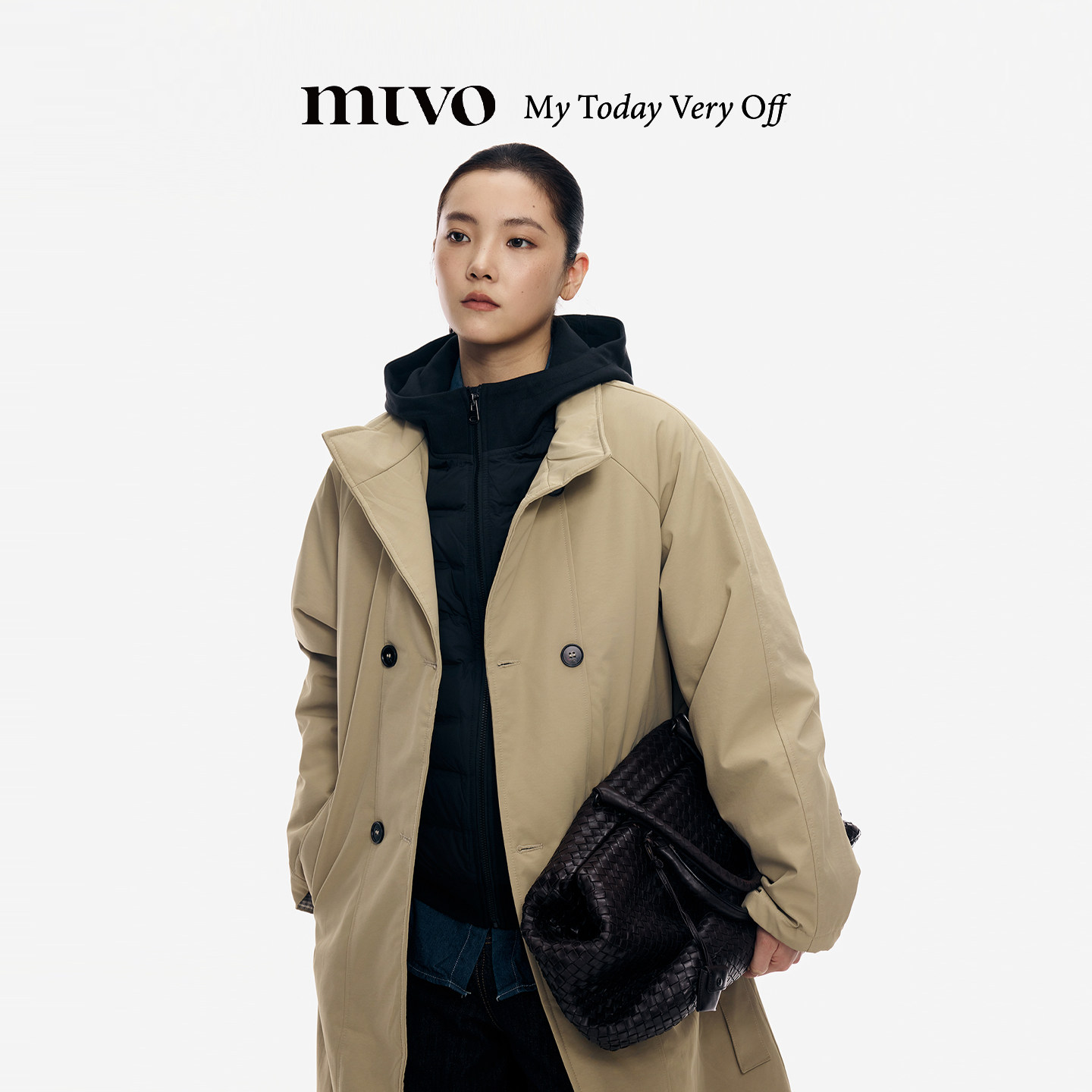 mtvo美式复古高级松弛感风衣