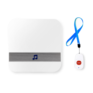 家用平安钟老人呼叫器病人按铃电铃无G线遥控门铃一键紧急报警护