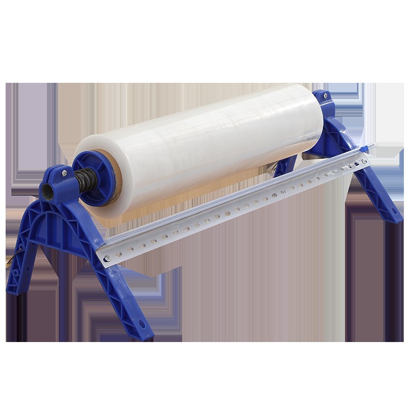 缠绕机裹包机保鲜膜包膜机手动支架打包器薄膜切S割器拉膜商用神