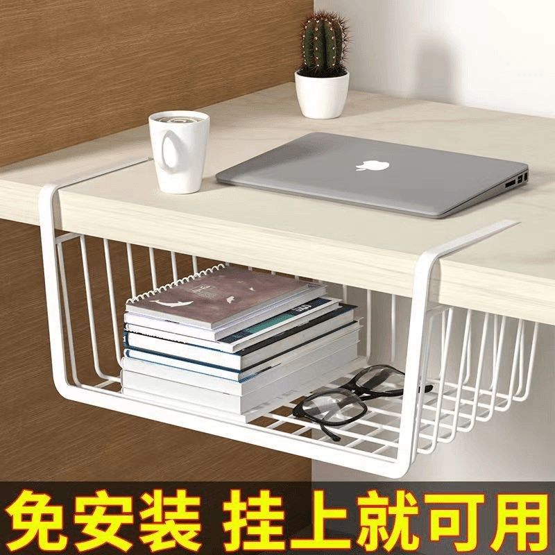 厨房置物架宿舍收纳n神器悬挂分层调味料挂篮橱柜内分层吊柜下挂