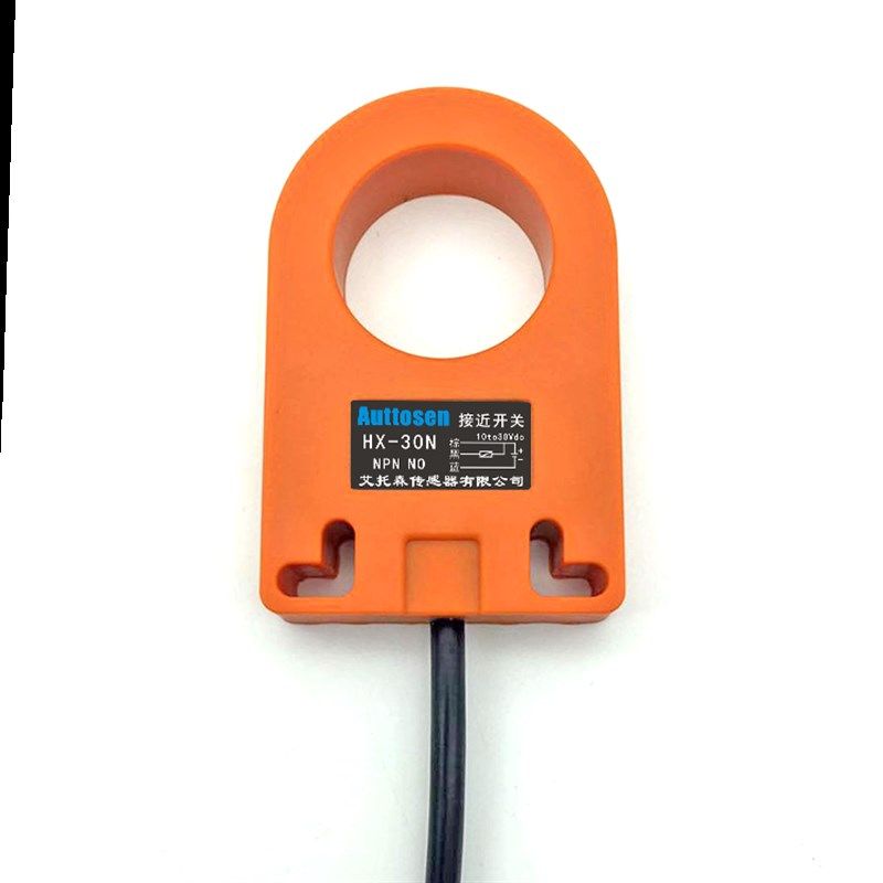 电感式环形接近开关检测孔径6,8,10,15,2I0,25,30mm检测螺丝弹簧