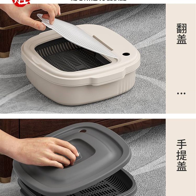 茶具配件b矮茶水桶小号茶渣桶矮款茶桶废水排水桶茶台垃圾桶茶道