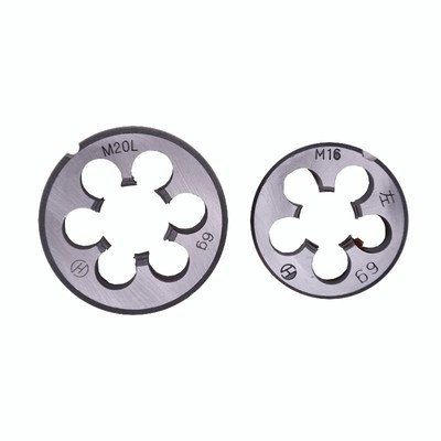 板牙左牙左旋反牙反l丝倒牙反扣板牙细牙细丝机用圆板牙M2-M52