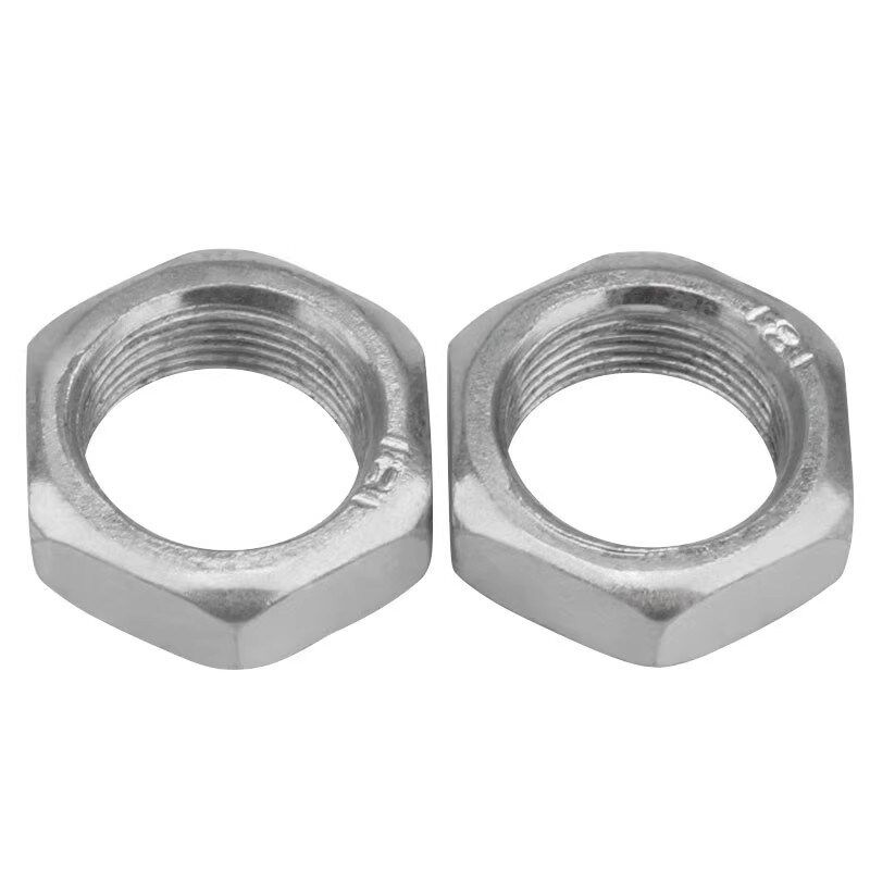 镀锌细牙薄螺母六角细扣扁螺丝帽GB54细丝螺帽M5M6M8M2S4M30M36M4